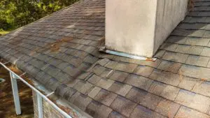 Minnesota roof with stains on shingles