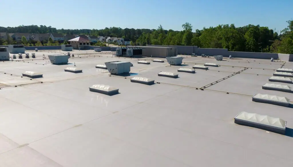 roof top of commercial building