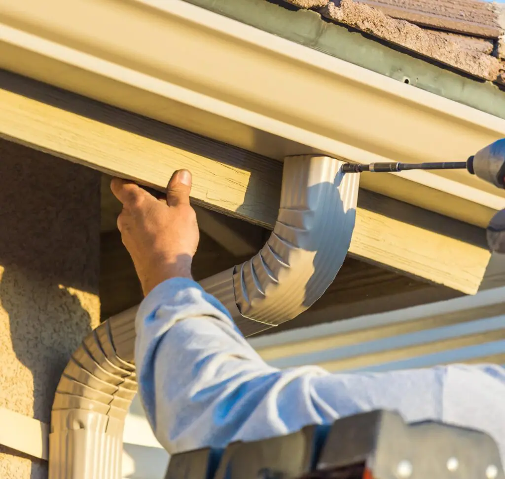 gutter installation service by American Eagle