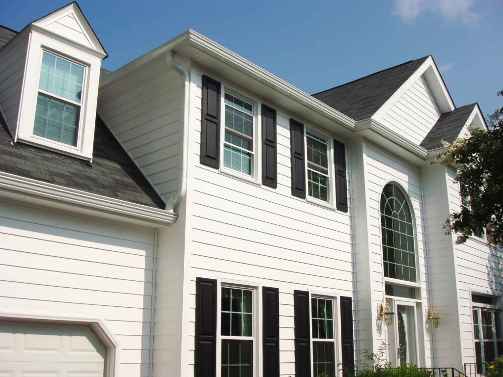 gutters on two story house